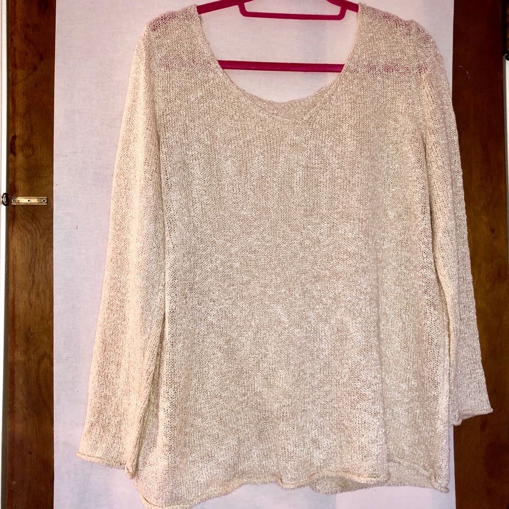 Cream knit sweater